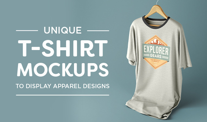 Unique T-Shirt Mockups to Display Apparel Designs