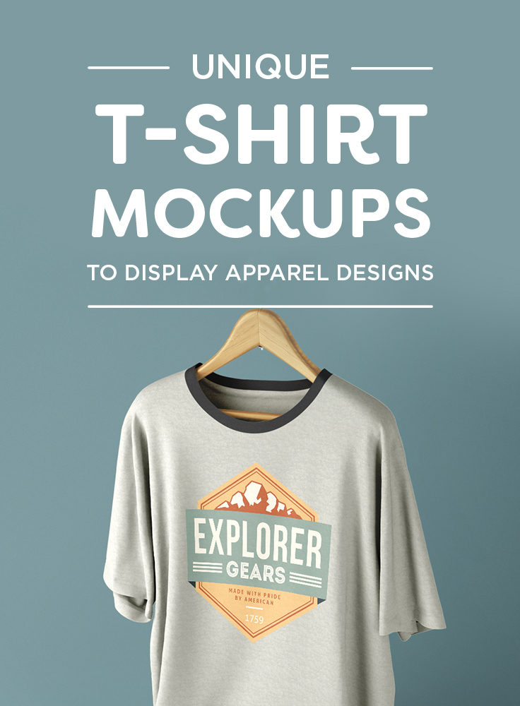 Unique T-Shirt Mockups To Display Apparel Designs - Creative Market Blog