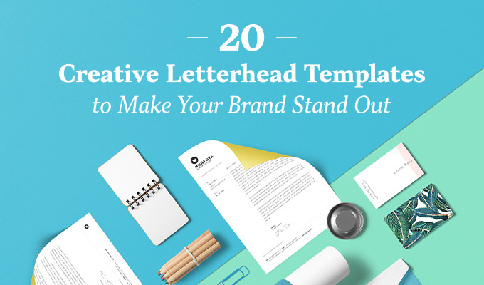 20 Creative Letterhead Templates to Make Your Brand Stand Out