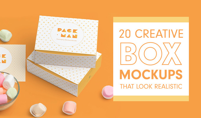Download 20 Creative Box Mockups That Look Realistic Creative Market Blog