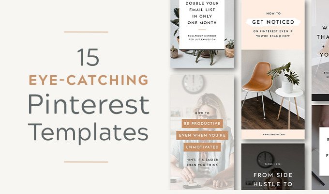 15 Eye-Catching Pinterest Templates to Make Your Boards Stand Out