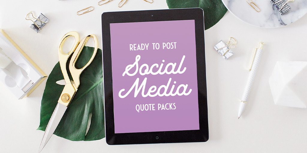 Download 35 Ready To Post Social Media Quote Packs Creative Market Blog