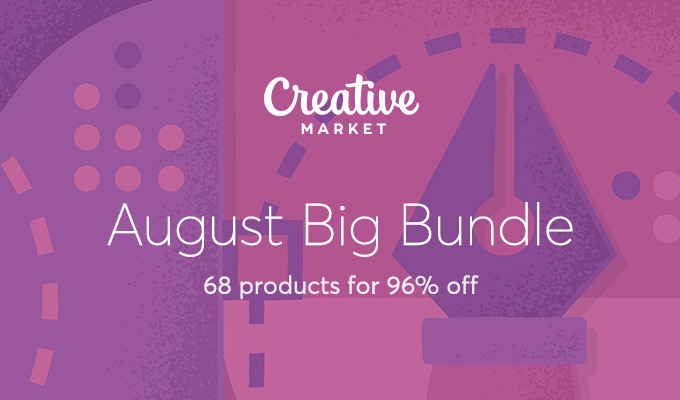 August Big Bundle: Over $1,238 in Design Goods For Only $39!
