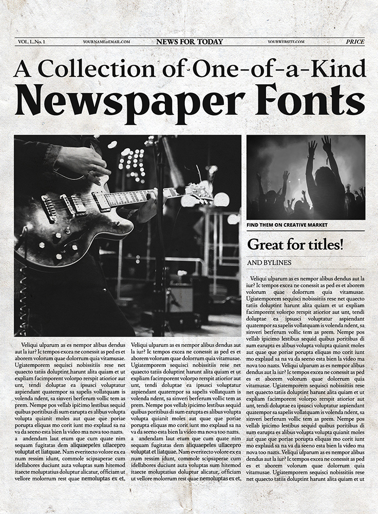11 Newspaper Fonts Ideas Typography Newspaper Fonts - Gambaran
