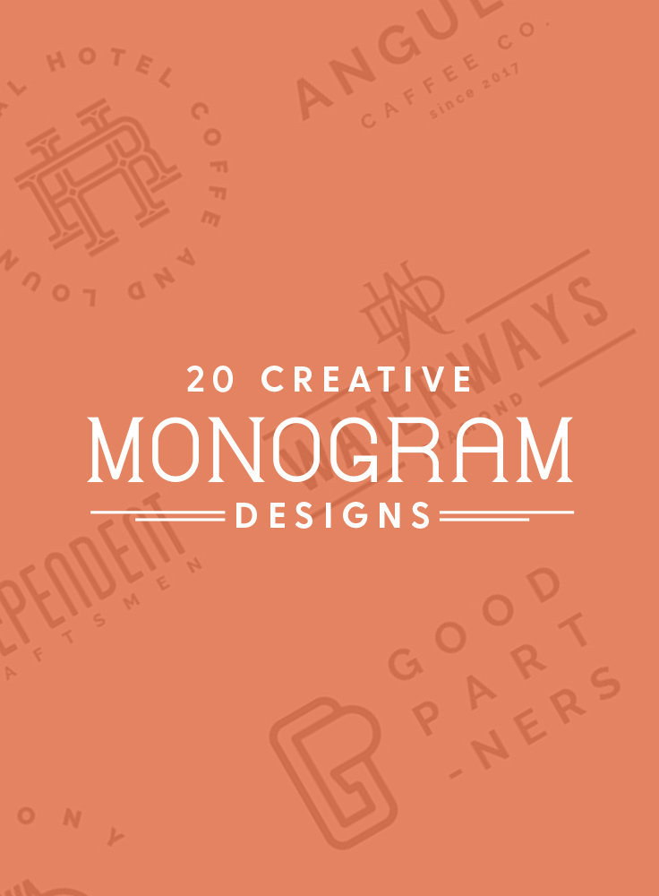 20 Creative Monogram Designs to Inspire Your Logo | Creative Market Blog