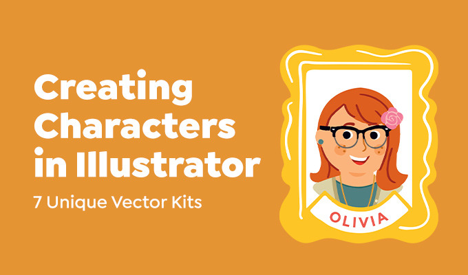 How To Create Characters in Illustrator: 7 Unique Vector Kits
