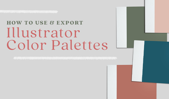 How to Use and Export Illustrator Color Palettes