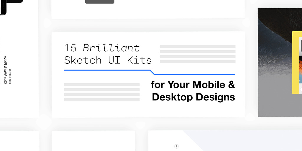 15 Brilliant Sketch UI Kits for Your Mobile  Desktop Designs  Creative  Market Blog