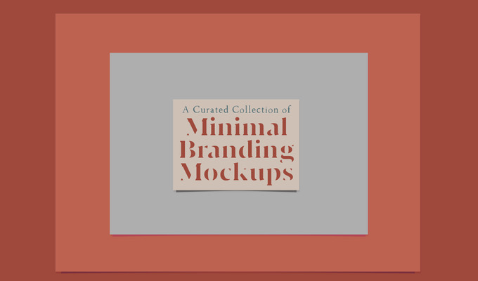 A Curated Collection of Minimal Branding Mockups