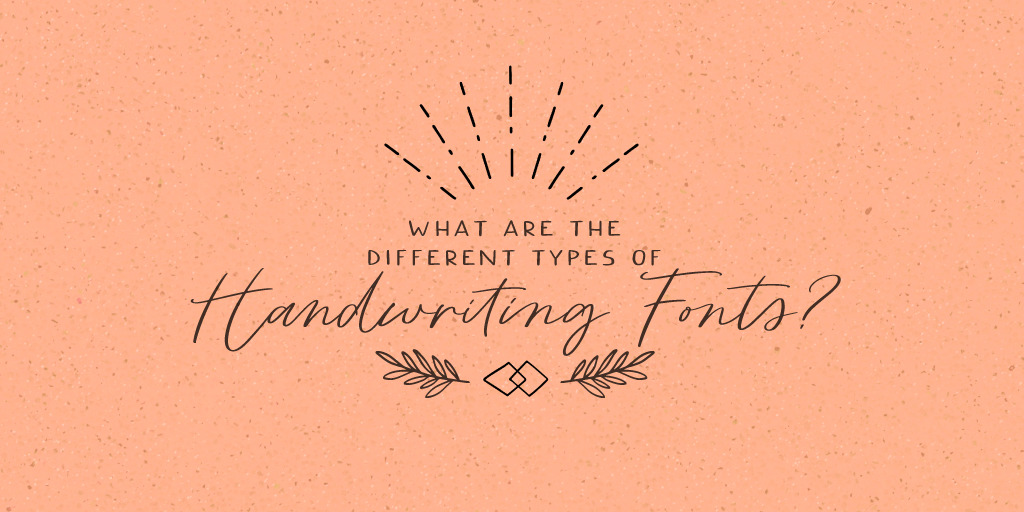 different writing fonts