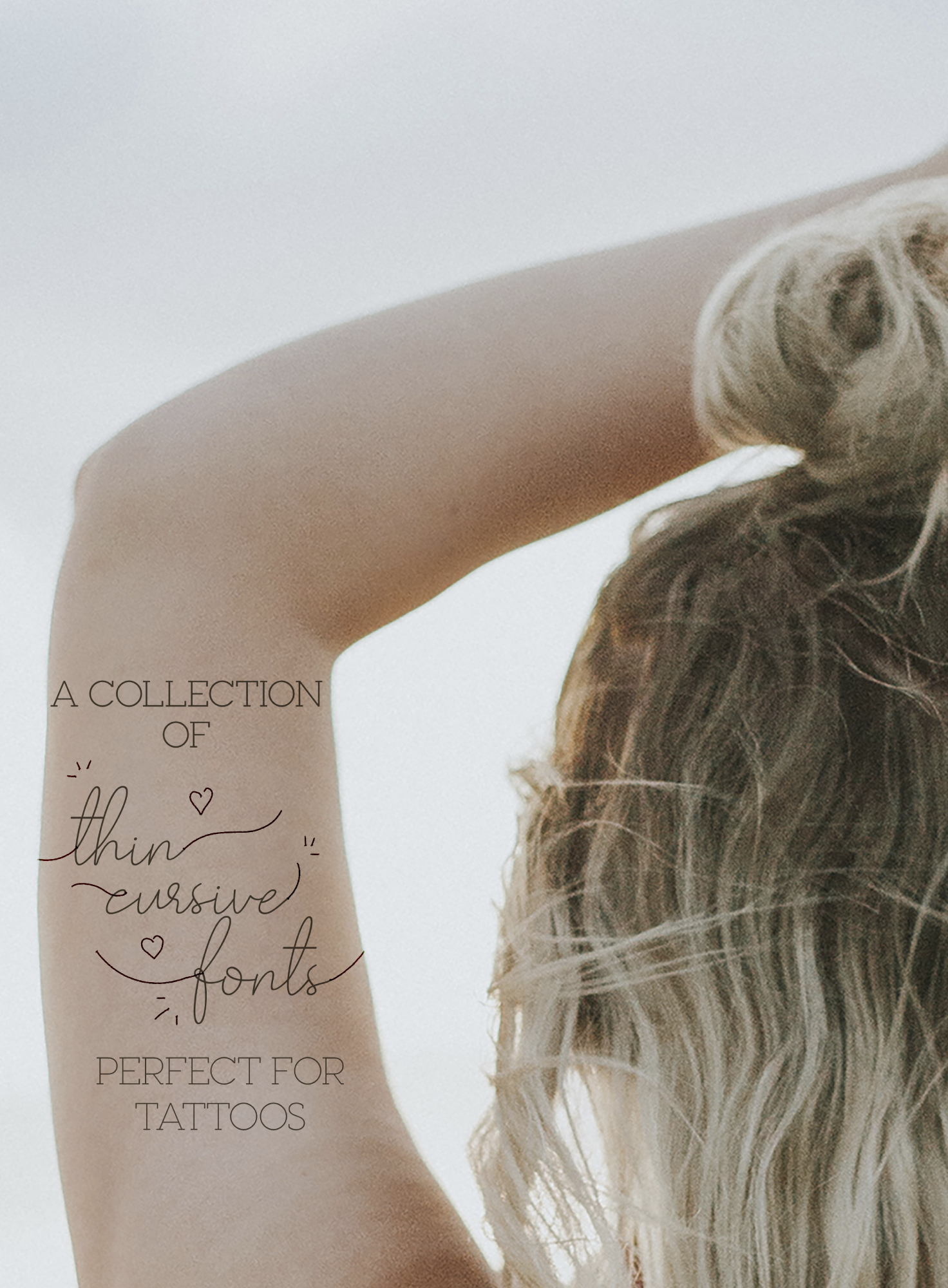 A Collection of Thin Cursive Fonts That Are Perfect for Tattoos - Creative  Market Blog