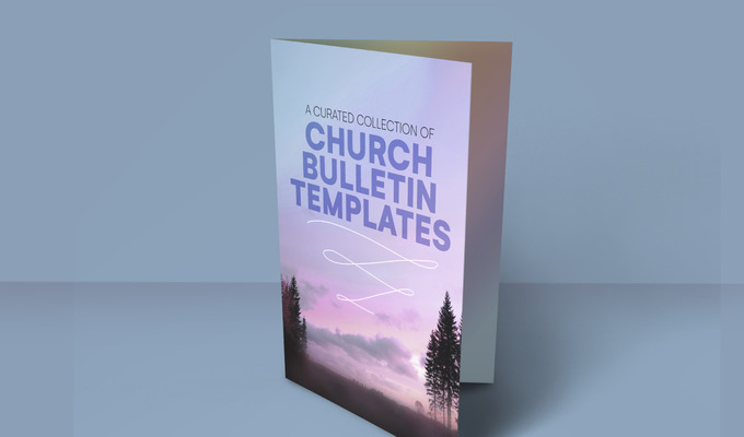 A Curated Collection of Church Bulletin Templates | Creative Market Blog